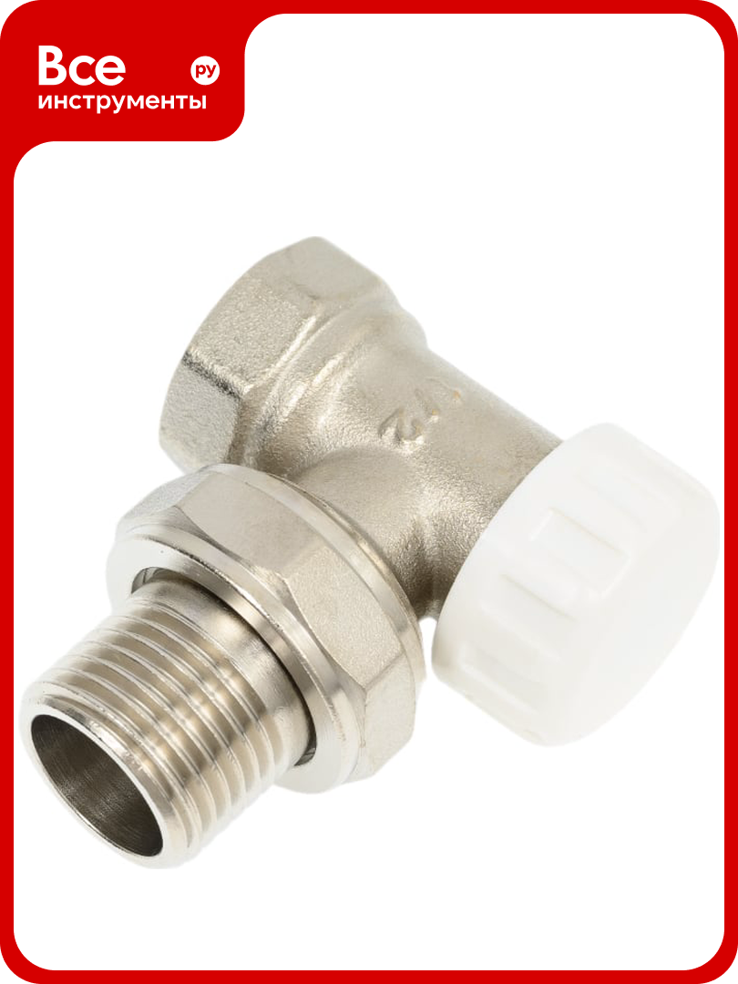 Кран для радиатора Terma угловой 3/4