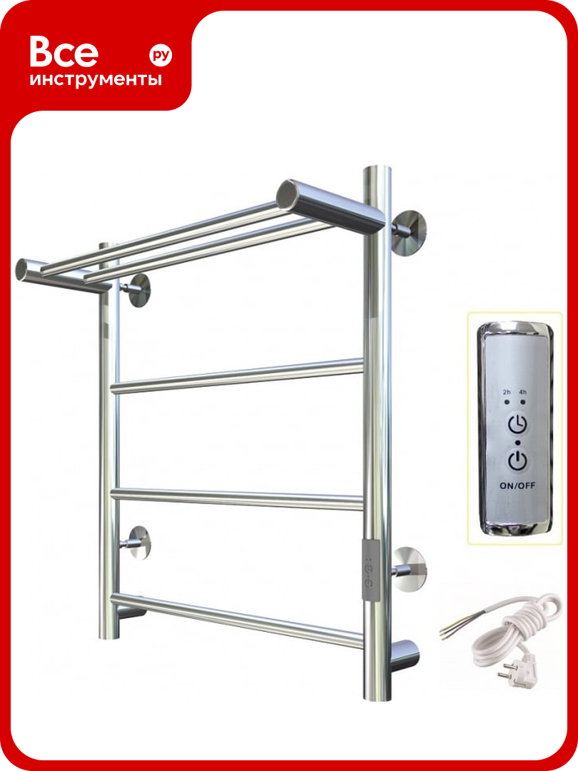 Полотенцесушитель Тругор Аспект Пэк сп 1 П 60x40 с полкой 32 мм 00271832