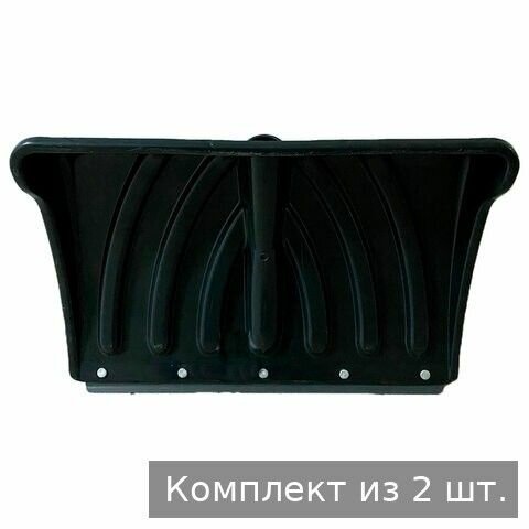 Набор из 2 шт Лопата снеговая 46х33см без черенка 