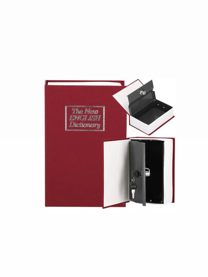 Сейф-книга — надёжная шкатулка для хранения денег, документов и ценных мелочей. Доступна в разных размерах!