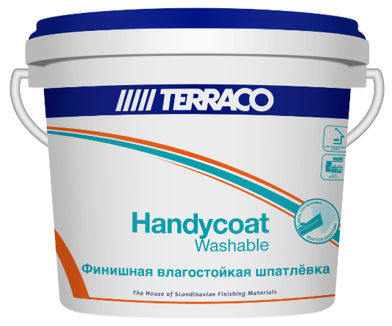 Террако Хэндикоэт Вошэйбл шпатлёвка финишная влагостойкая (5кг)