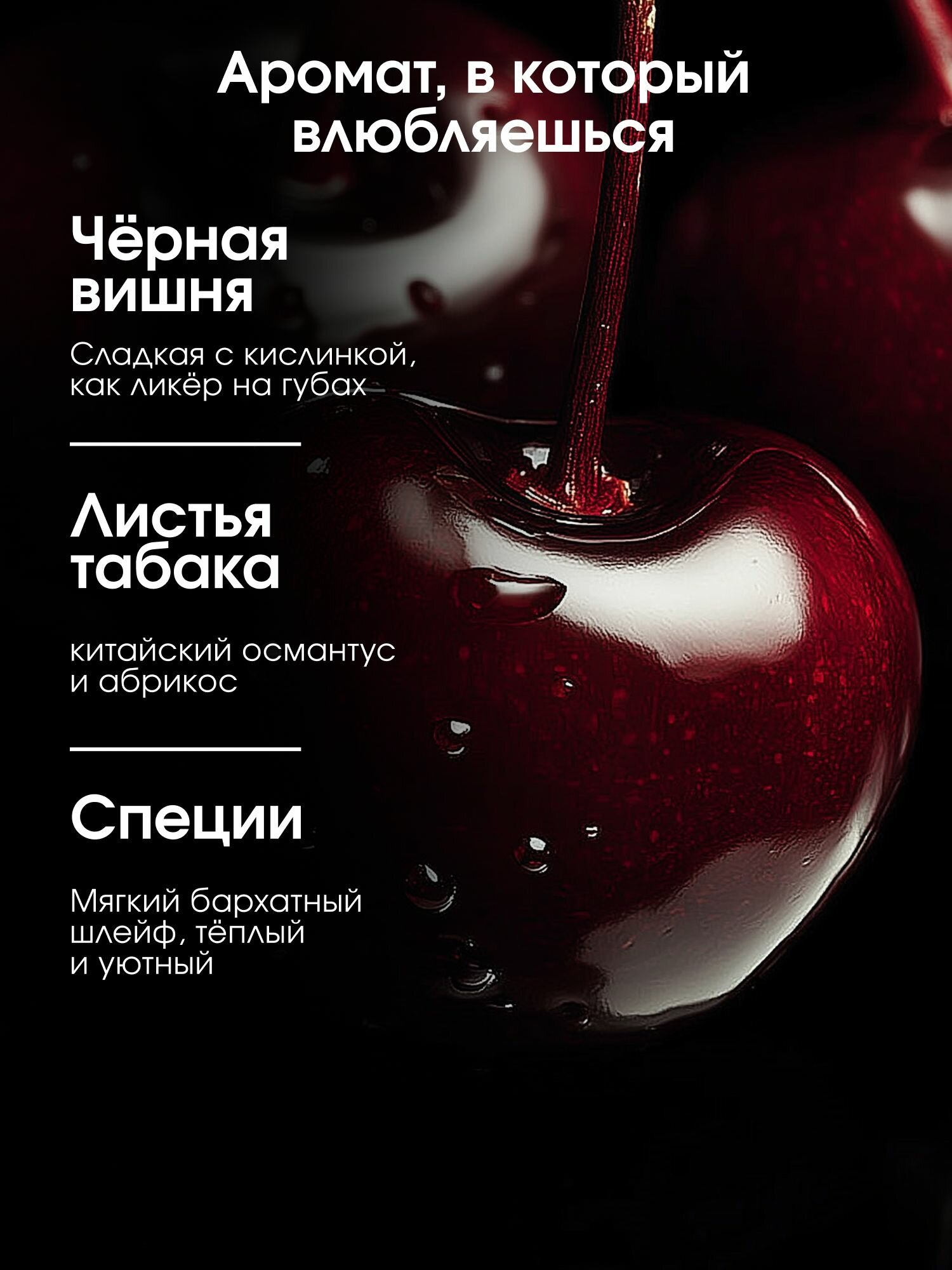 La Fabrique, Мист для тела, парфюмированный, аромат "Табак и Вишня", 110 мл — фото 1