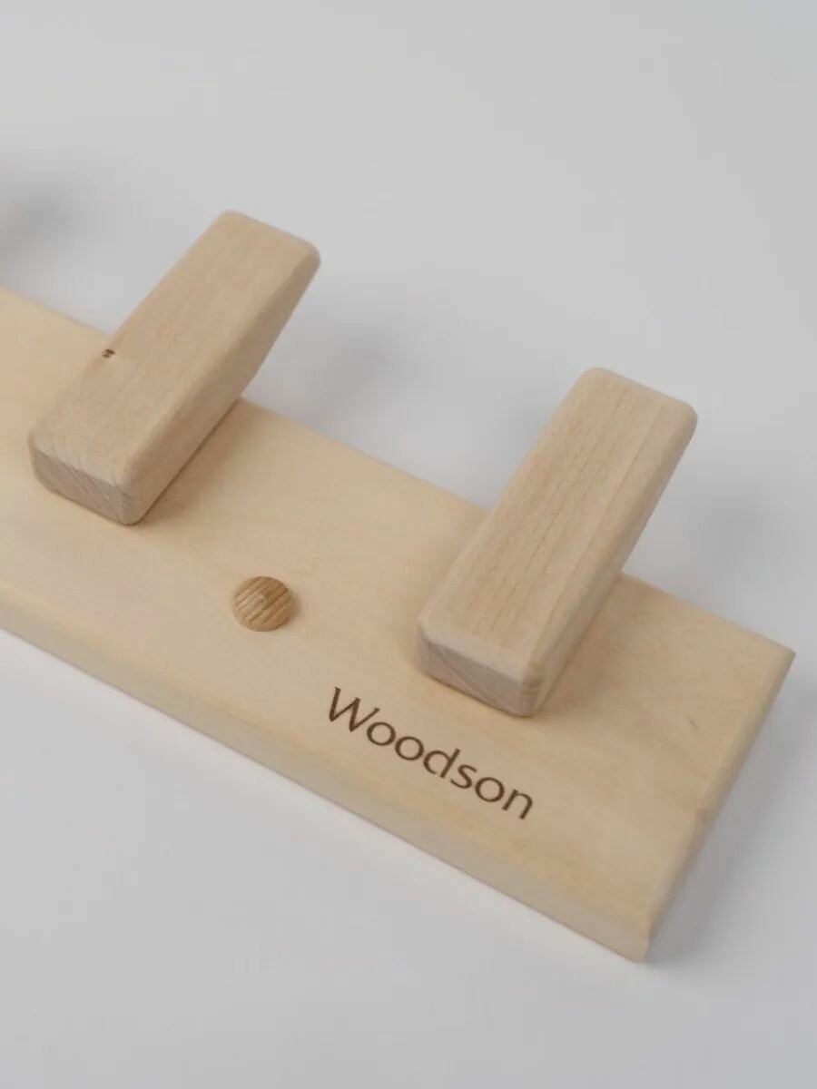 Вешалка Woodson D5, 5 креплений, липа — фото 1