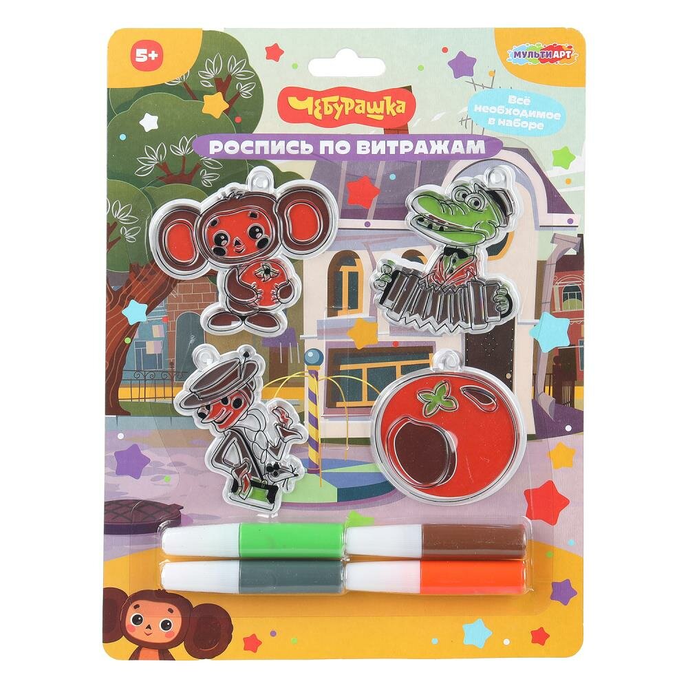Витражи "Чебурашка" MultiArt SUNCHEBUR-125283
