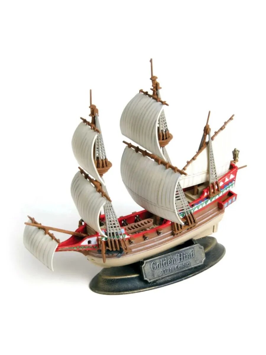 Флагманский корабль "Золотая лань" Подарочный набор ZVEZDA 65 деталей — фото 1