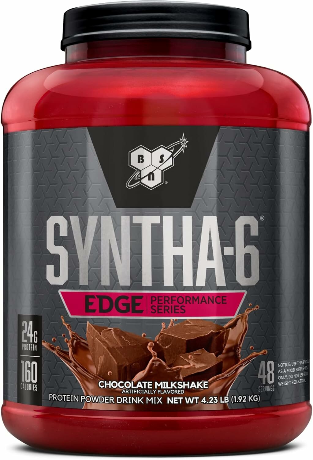 Протеин BSN SYNTHA-6 Edge Ultra Premium Chocolate Milkshake, 48 порций, 1.92 кг