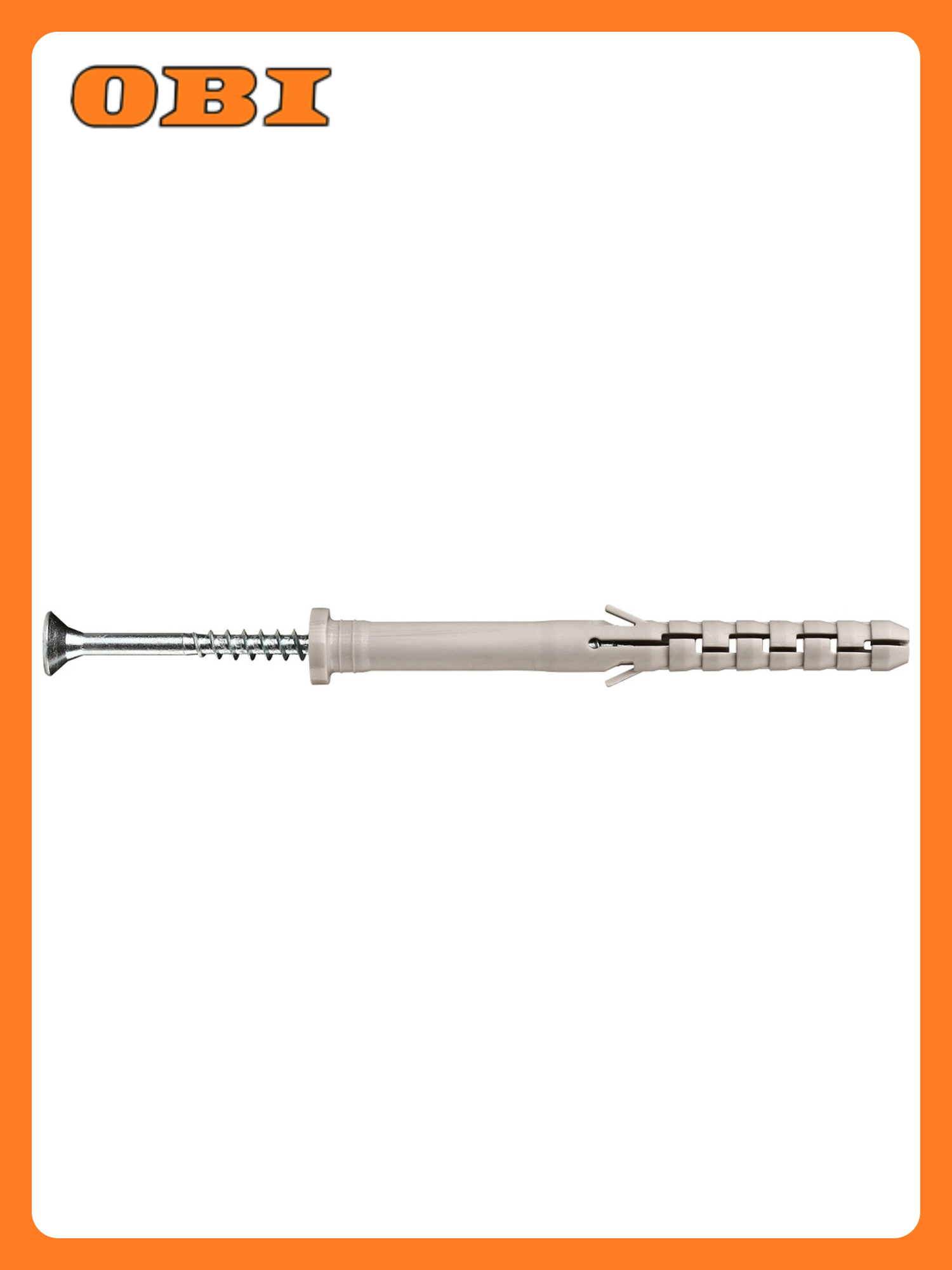 Дюбель для сквозного монтажа европартнер PNDS 8x60 мм с шурупом 15 шт