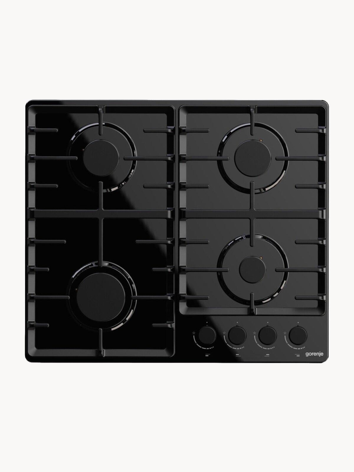 Газовая варочная поверхность Gorenje GT641BHF черный, встраиваемая