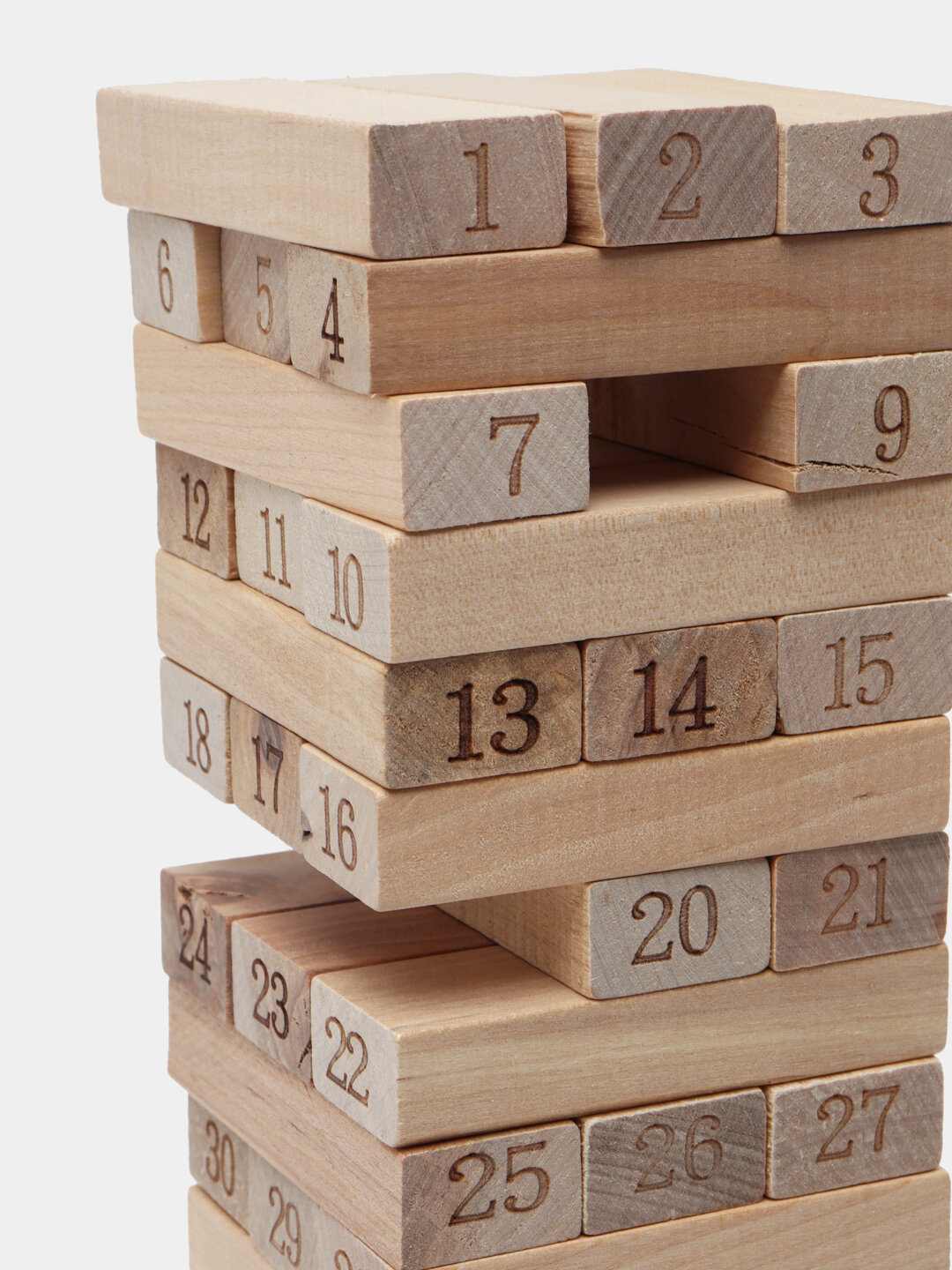 Настольная игра Jenga, падающая башня, 54 деревянных блоков, 28 см — фото 1
