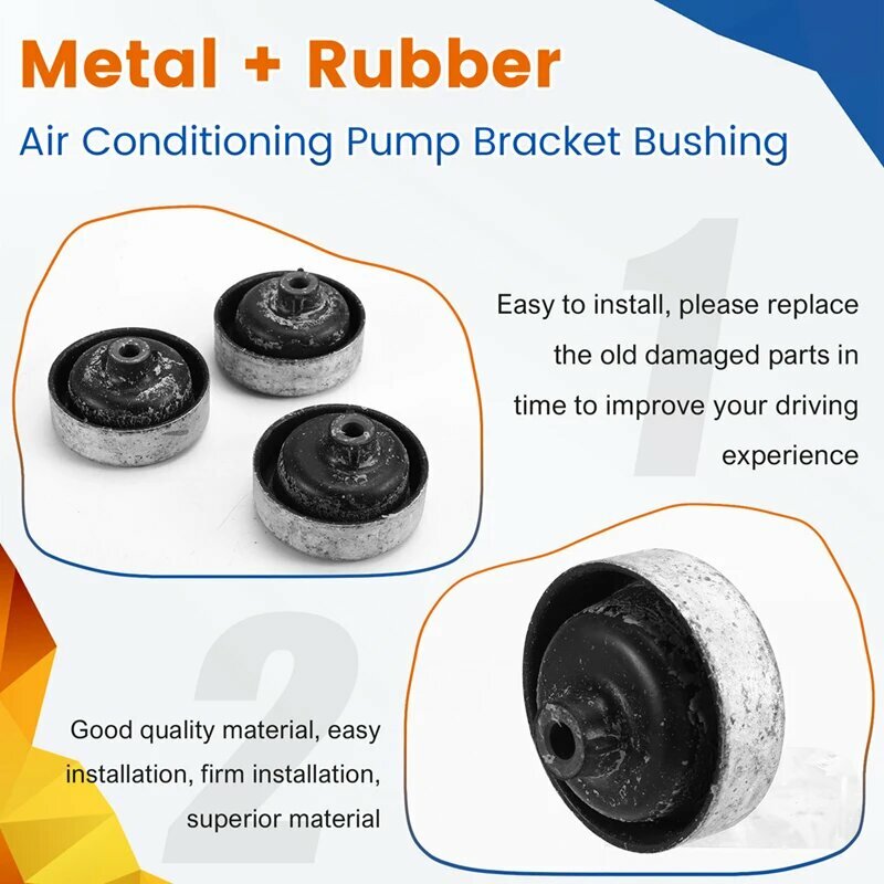 1506443 -00-D для Tesla MODEL3/Y резиновая втулка компрессора кондиционера втулка кронштейна насоса кондиционера