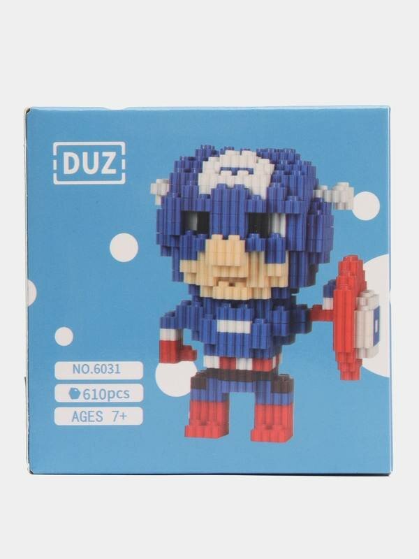 Конструктор лего 3D из миниблоков, разные виды Kuromi, Hello Kitty, Marvel, DC, Sanrio