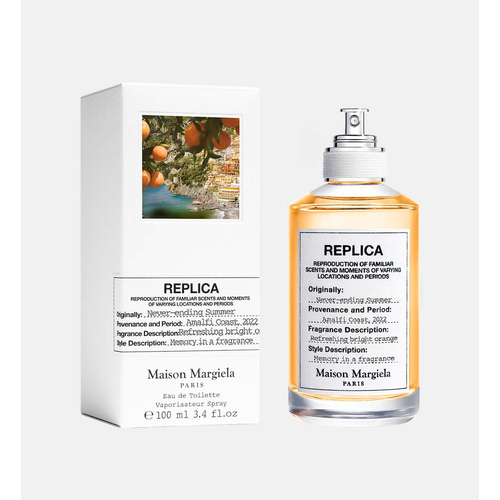 фото Туалетная вода maison margiela replica never-ending summer унисекс 100 мл