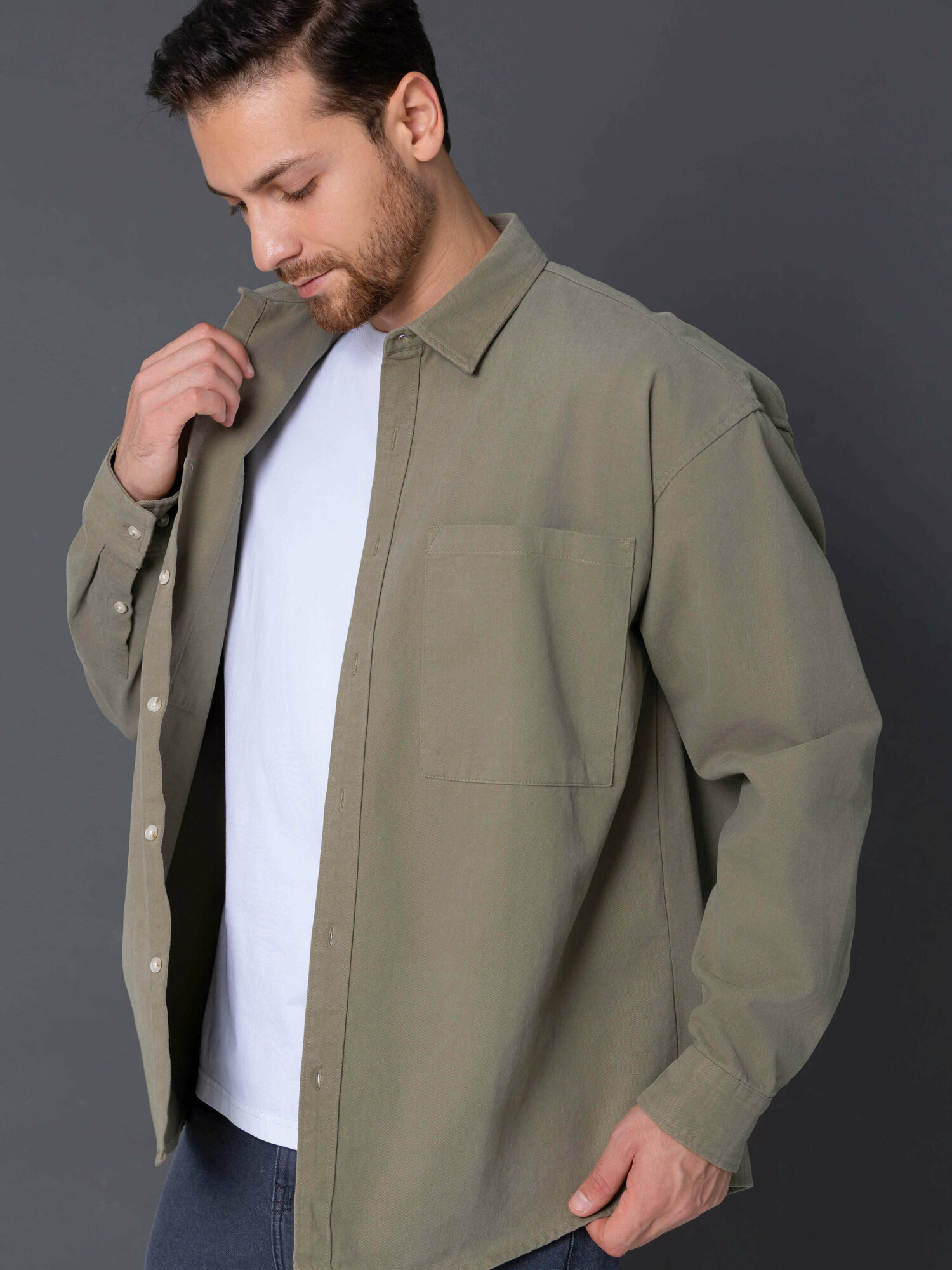 Рубашка TERRA PRO, размер S, Khaki — фото 1