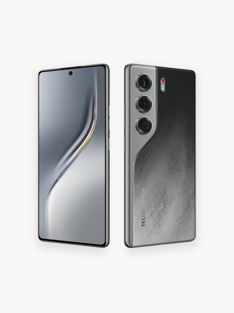 Смартфон TECNO Camon 40, Android 15, 256 Гб, 12 Гб, Dual SIM, чёрный