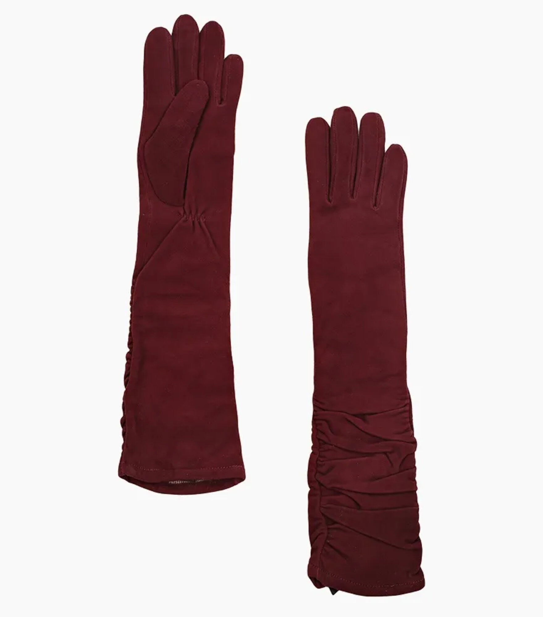 Перчатки ELEGANZZA для женщин, размер 6, бордовый