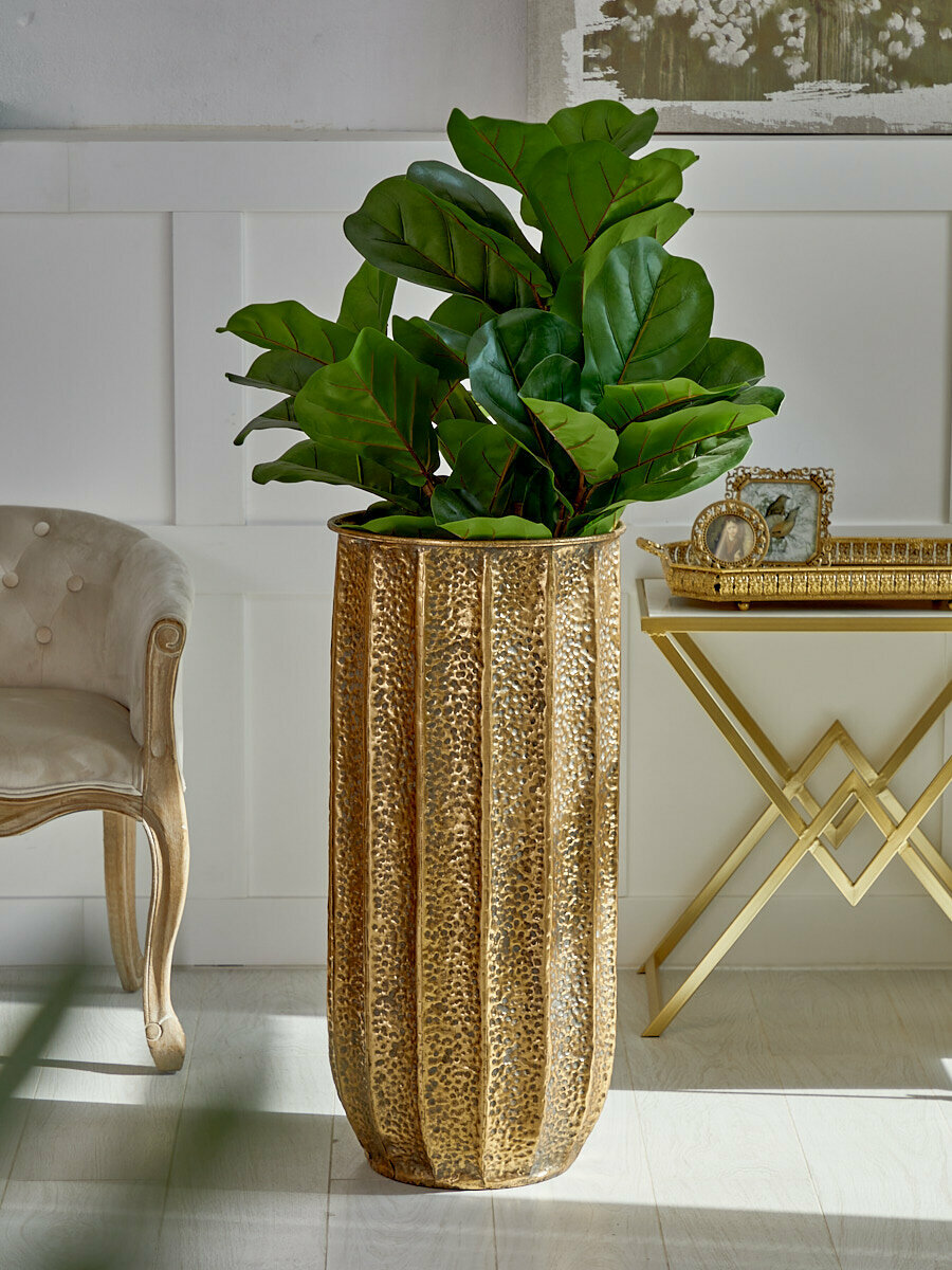 57-454/2 Ваза напольная Калахари 37х37х81см, для сухоцветов, Glasar