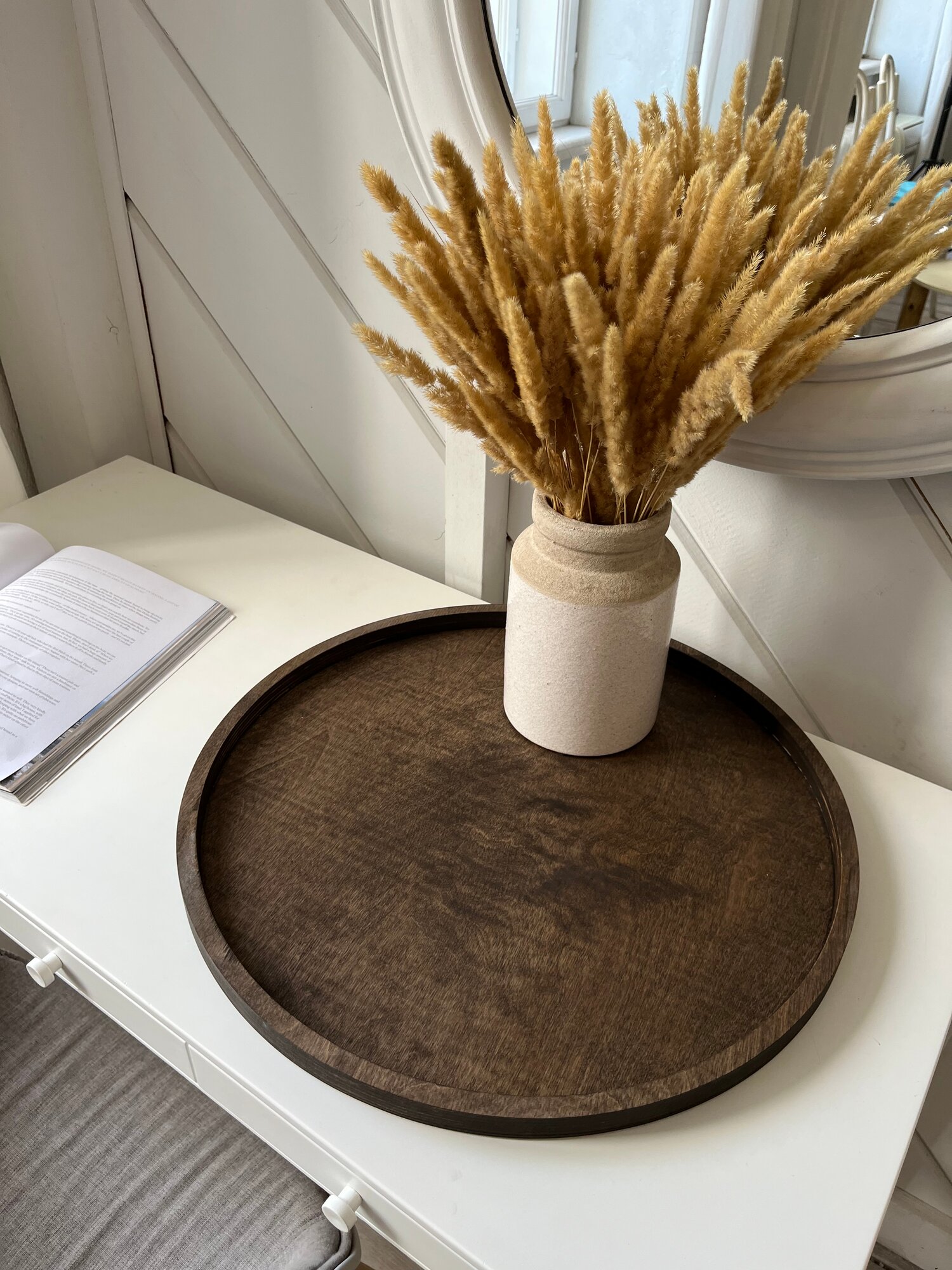 Большой декоративный поднос для сервировки