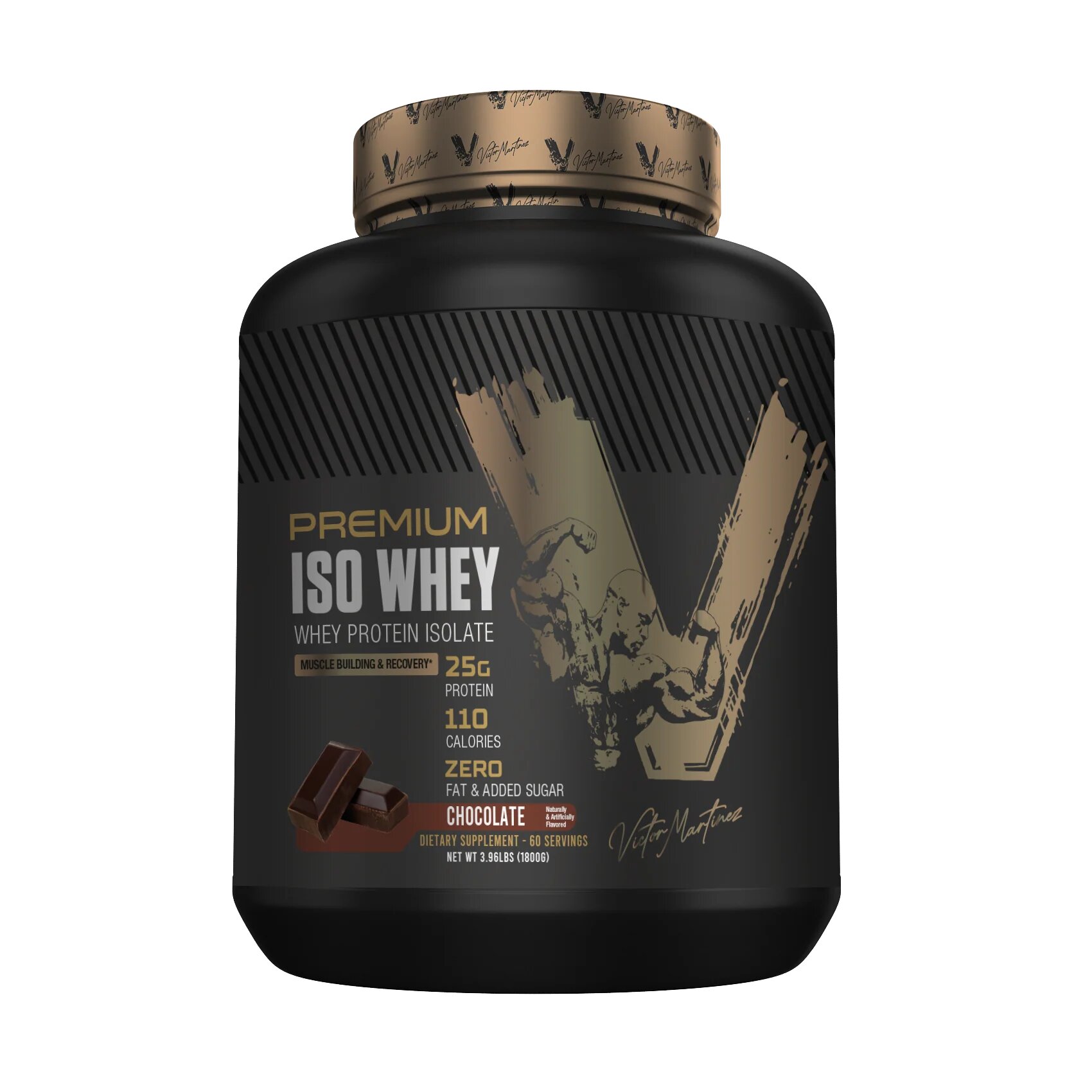 Протеин Victor Martinez Premium Iso Whey, шоколад, 60 порций, 1.8 кг