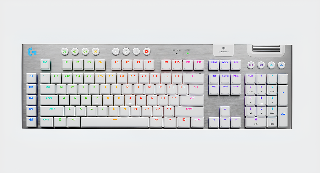 Клавиатура Logitech G915 X LIGHTSPEED, механическая, легкая, белый, L920-012690