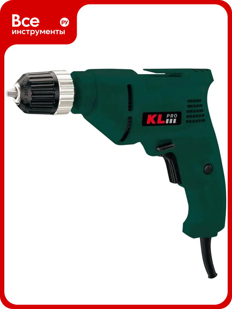 Дрель KLPRO 500 Вт 10 мм 12019 KLNM61210