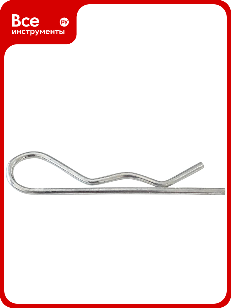 Пружинный игольчатый шплинт европартнер DIN11024 D2 Form E Zn 3шт  12 0390 1