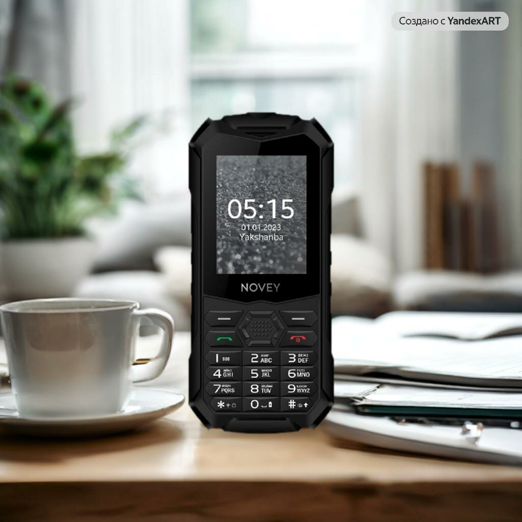 Телефон Novey "T515", кнопочный, 2 SIM-карты, экран 2.4", 1800mAh