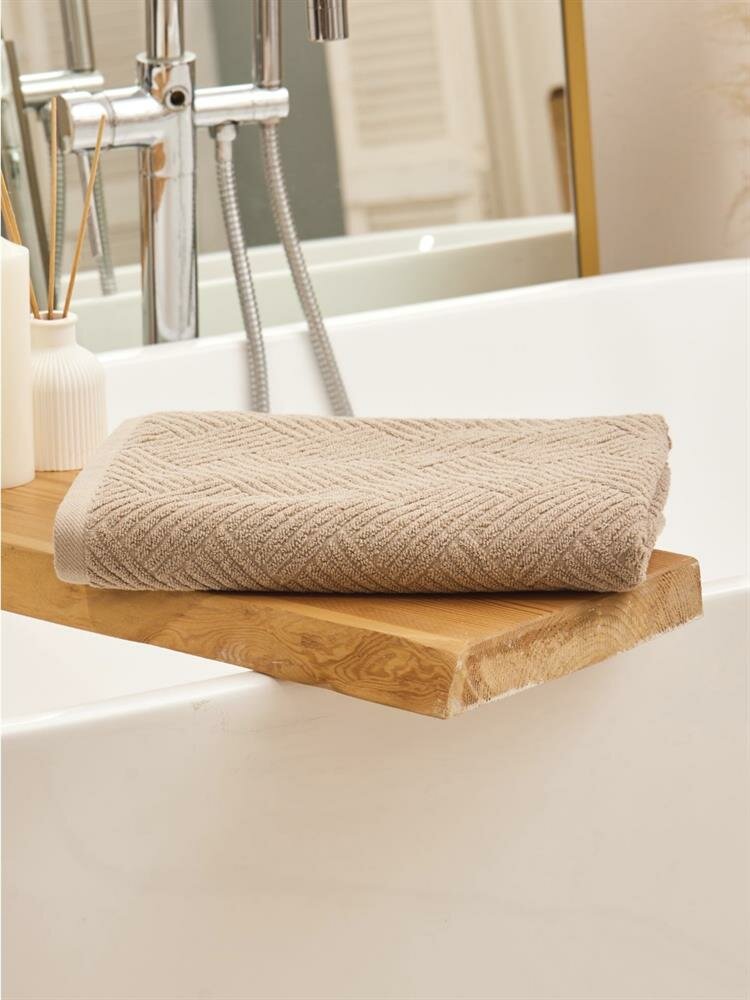 Полотенце махровое вентура 50*90 см кофе