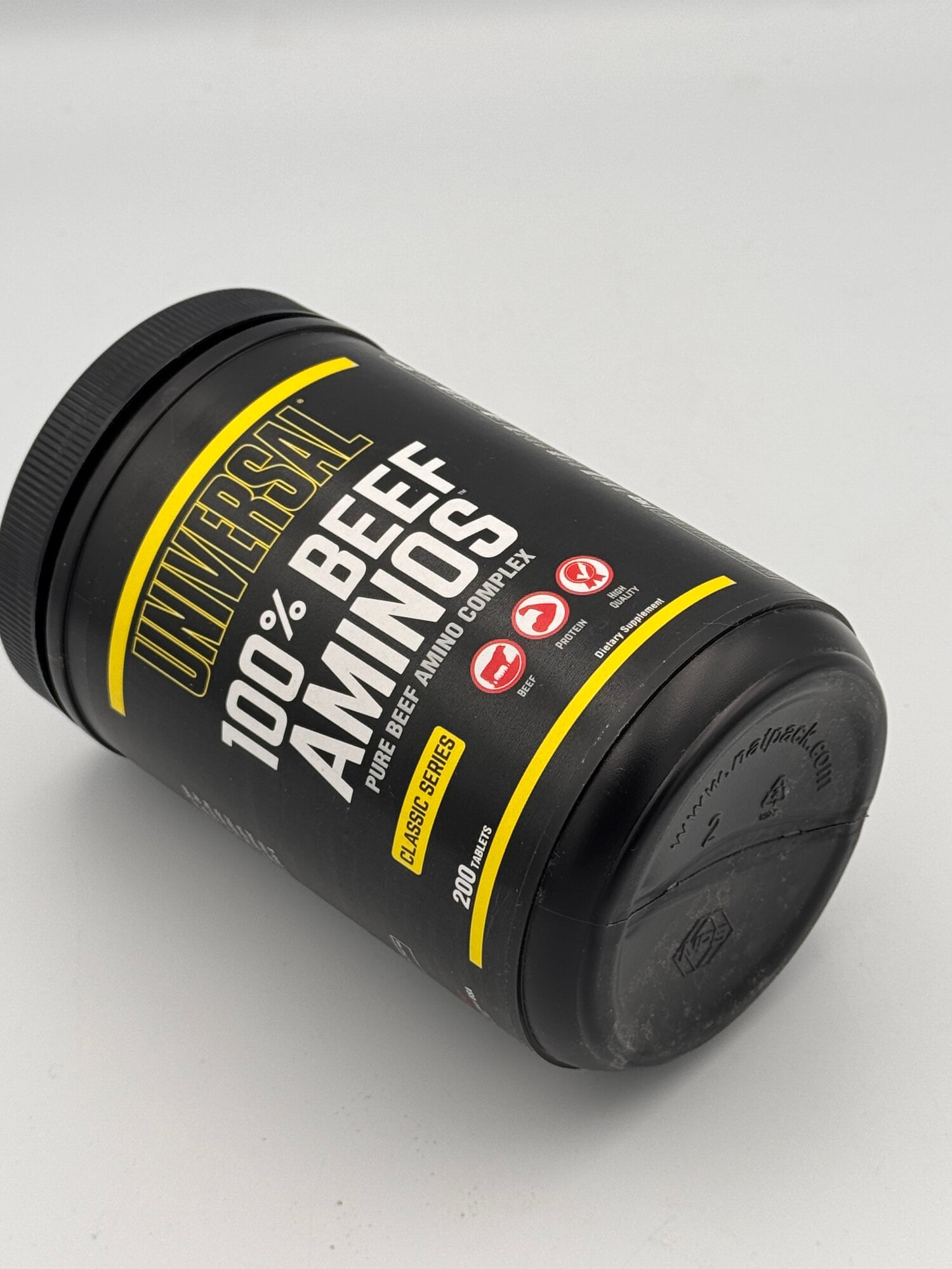 Universal 100% beef aminos 200 tablets, гавяжий аминокислоты для роста мыщц — фото 1