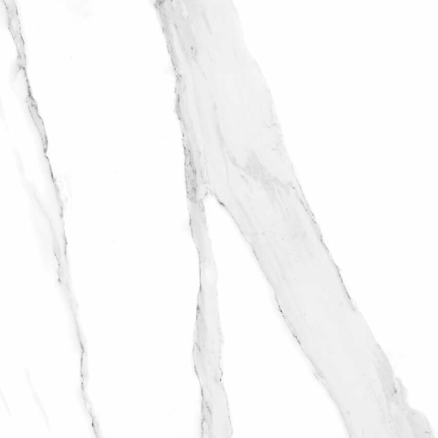 Керамогранит напольный полированный под мрамор Milos Statuario Staro 600х600/9 упаковка 4 шт. / 1.44 кв. м