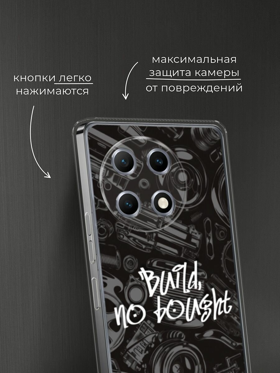 Чехол на Tecno Camon 30S / Текно Камон 30S с принтом "Build no bought" — фото 1