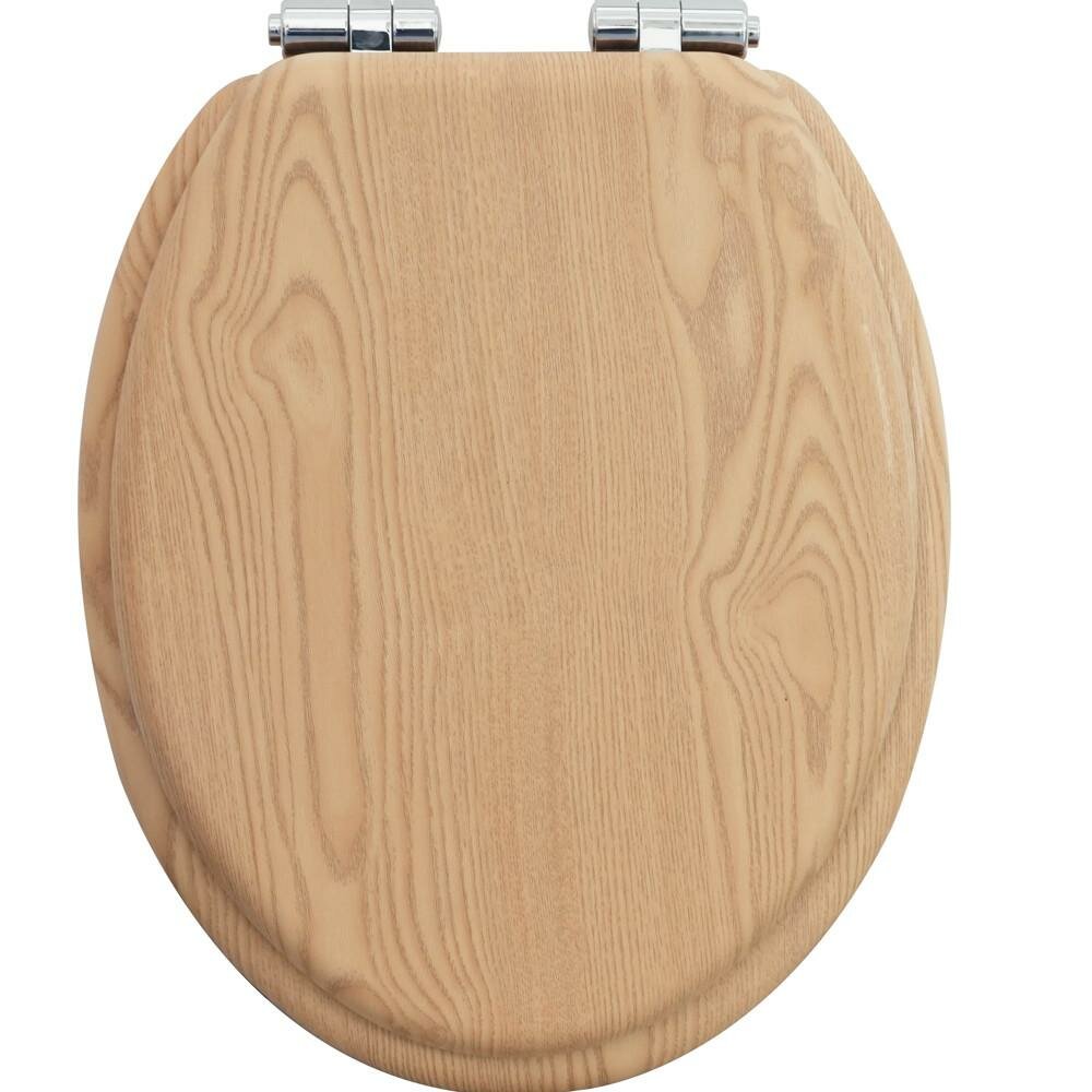 Сиденье для унитаза KONSENSA Терни с микролифтом цвет натуральный дуб