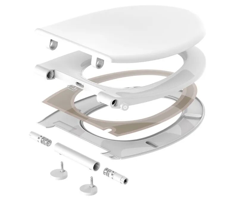 Умная крышка для унитаза Xiaomi Whale Spout Smart Toilet (LY - TR005B), White