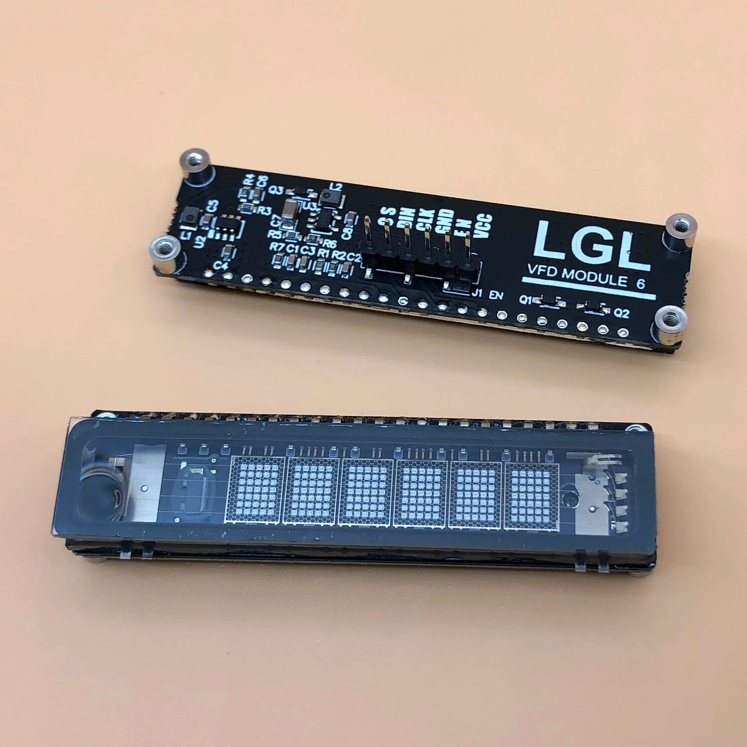 Настольные часы MUSIKKEN VFD дисплей, standard 6 bit