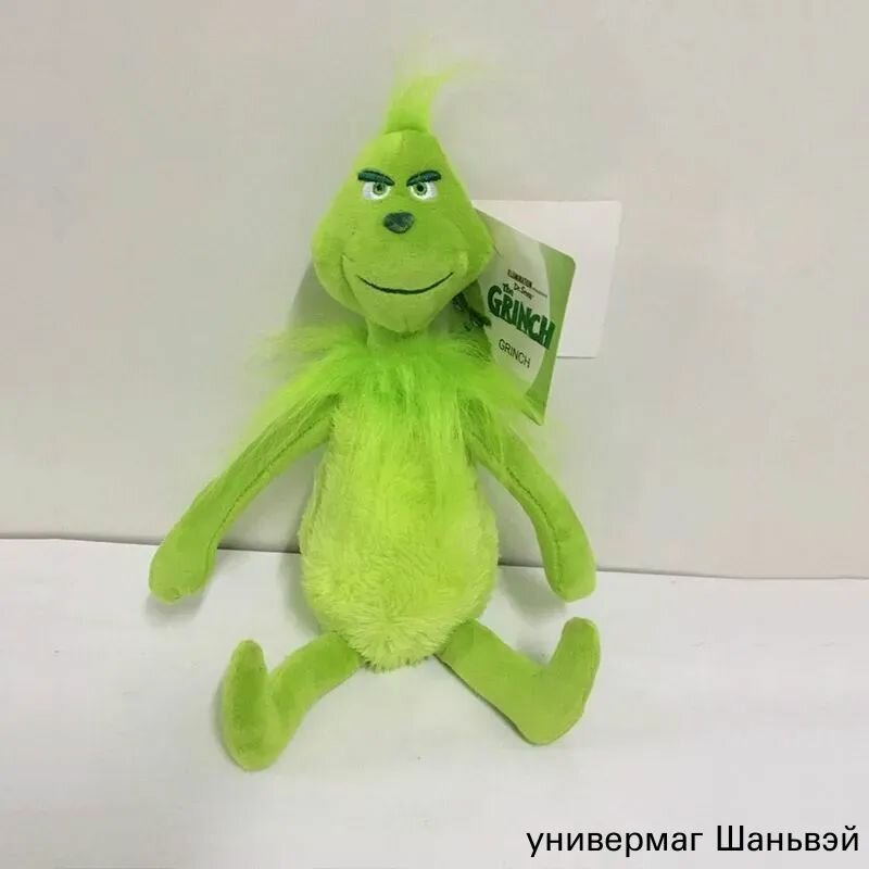 Рождественский плюшевый гринч для мальчиков и девочек - кукла гринч которая украла подарки. Игрушка на Хэллоуин размером 32 см.
