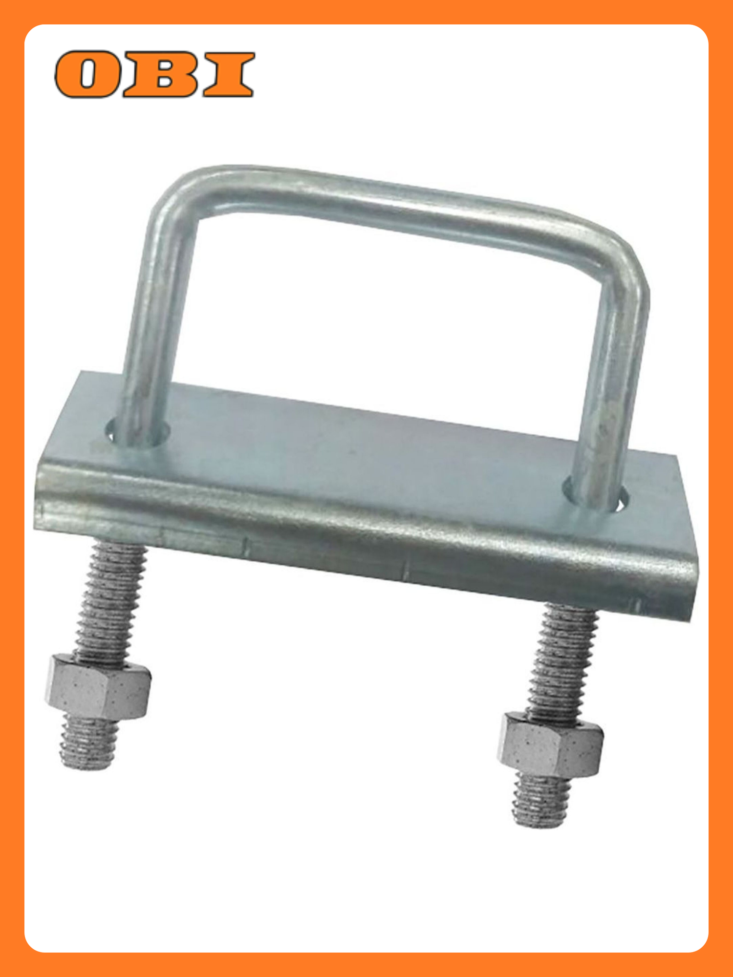 Комплект п-образных хомутов 40x40 мм 3 шт