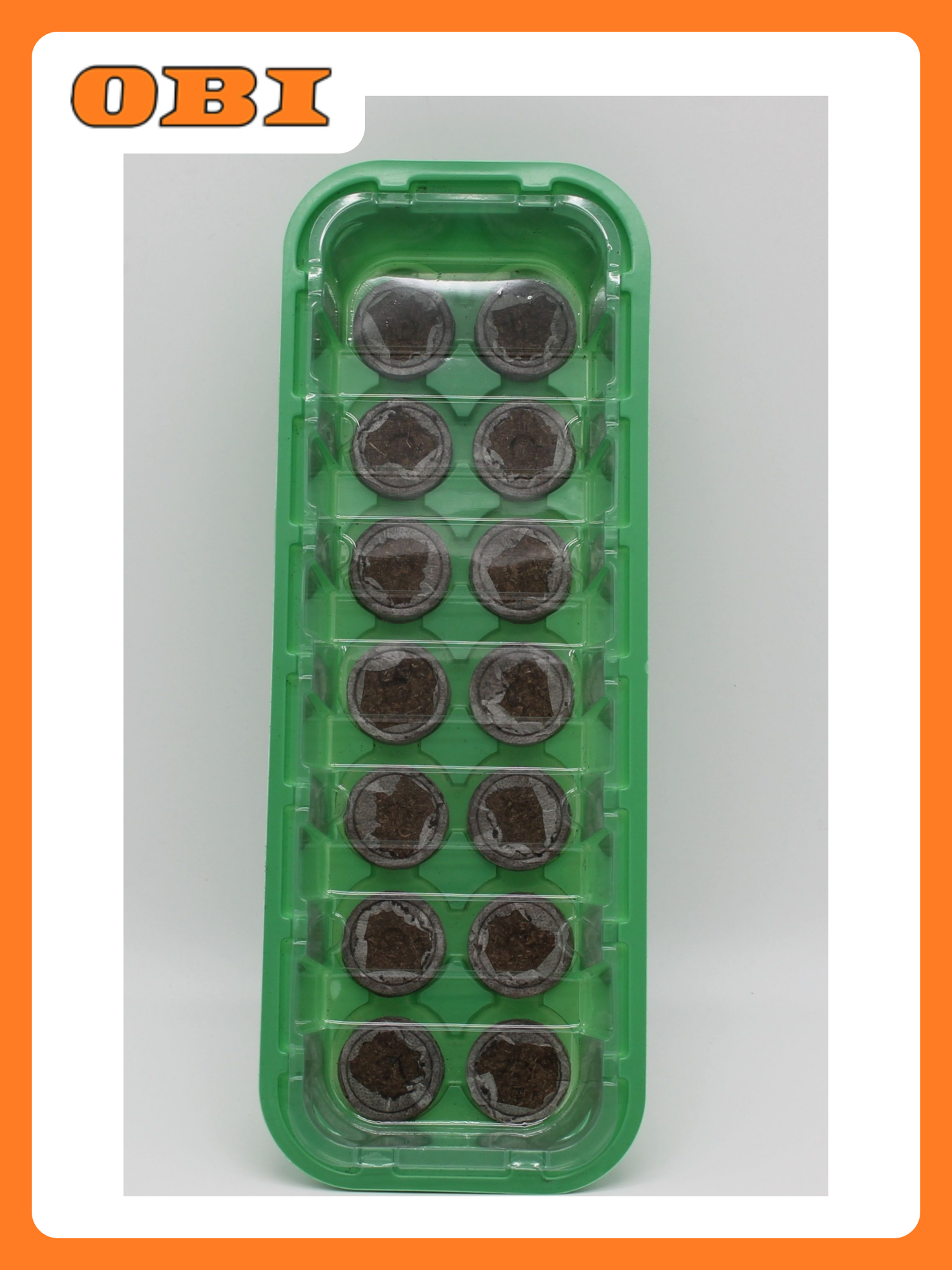 Мини парник с торфяными таблетками (14 шт) d 41