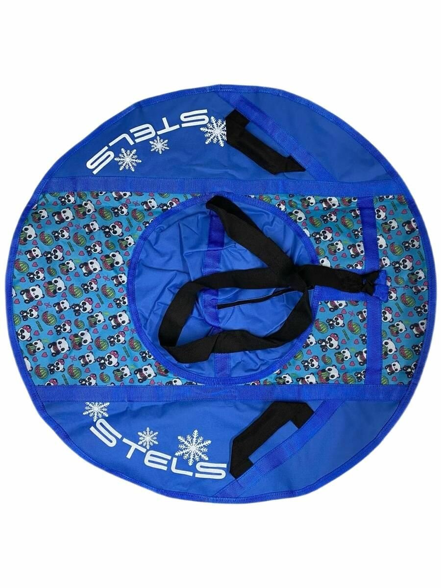 Ватрушка тюбинг (санки надувные) STELS с рисунком D80см без камеры