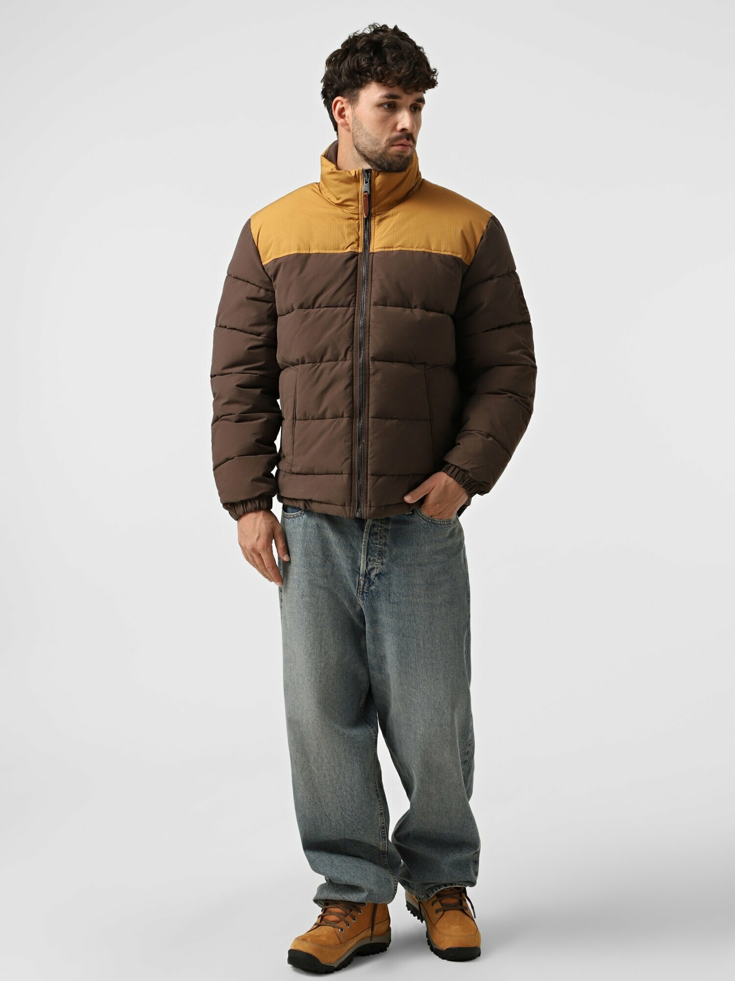 Куртка Timberland, размер S, коричневый — фото 1