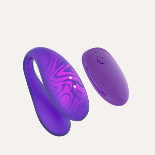 Изображение товара Вибромассажер Amovibe TWEEN+, 2 в 1, управление через приложение, фиолетовый