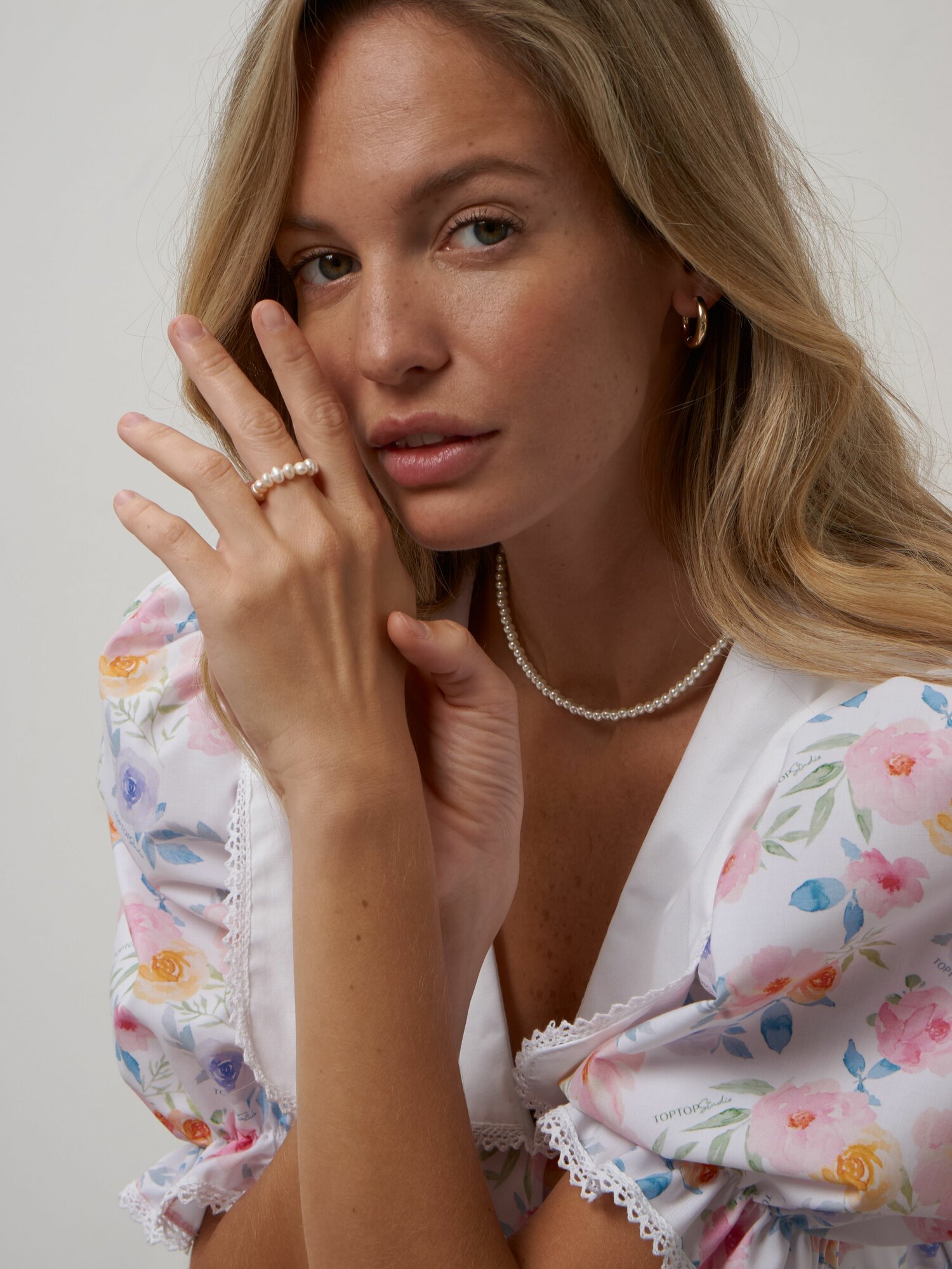 Серьги конго, размер 20 мм, золотистый — фото 1