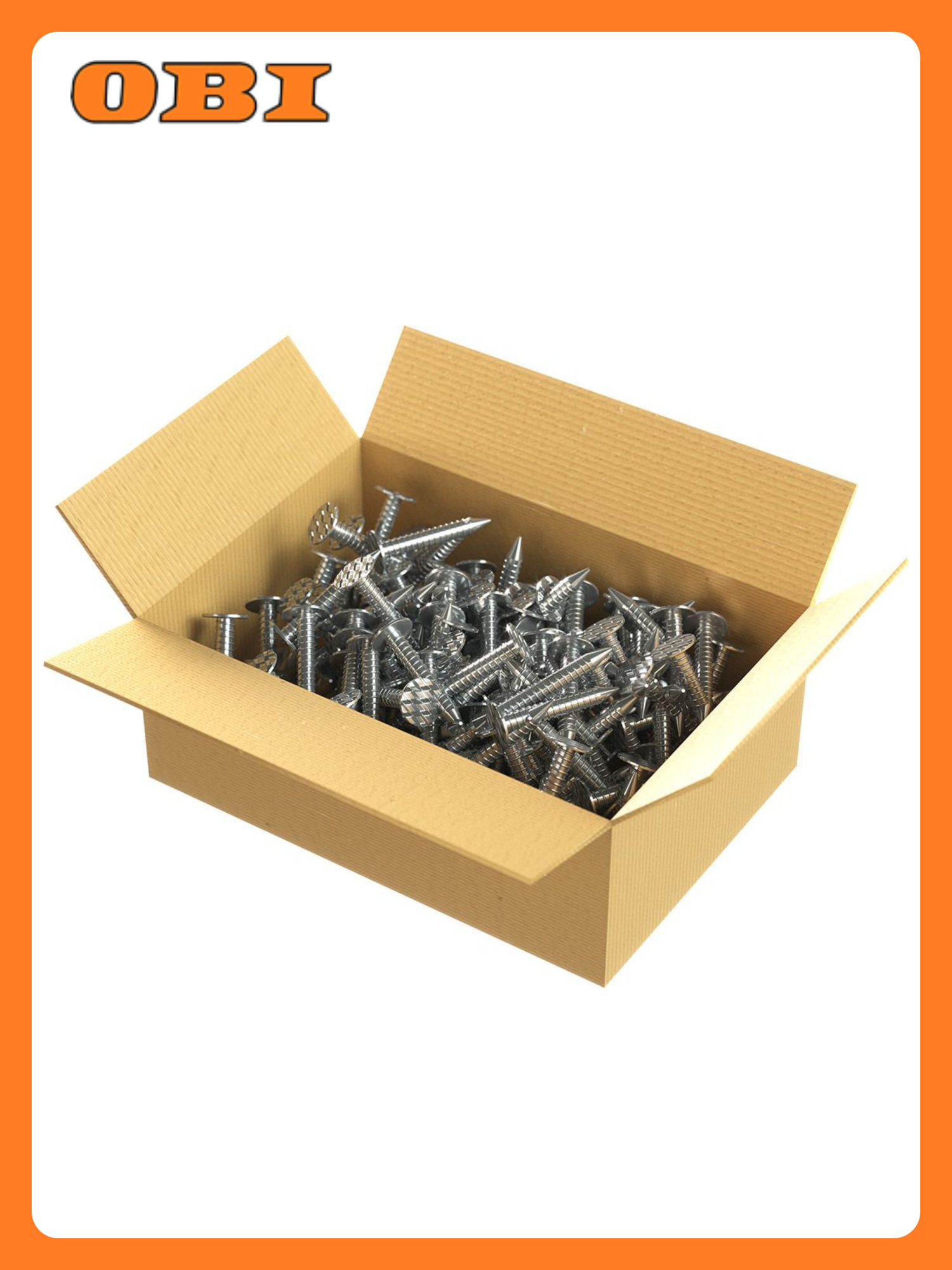 Гвозди кровельные Döcke оцинкованные плоские 35x30 мм 5 кг