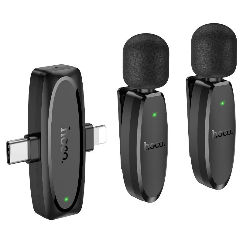 Беспроводные микрофоны “L15 Crystal” iP+Type-C ver.combo black