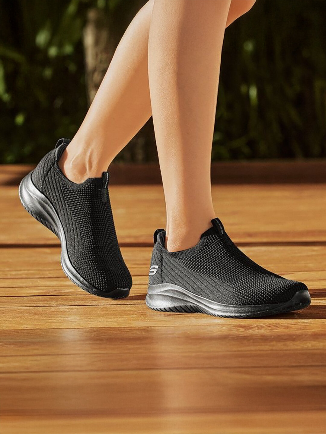 Кроссовки SKECHERS, полнота B, размер 38 EU, black — фото 1