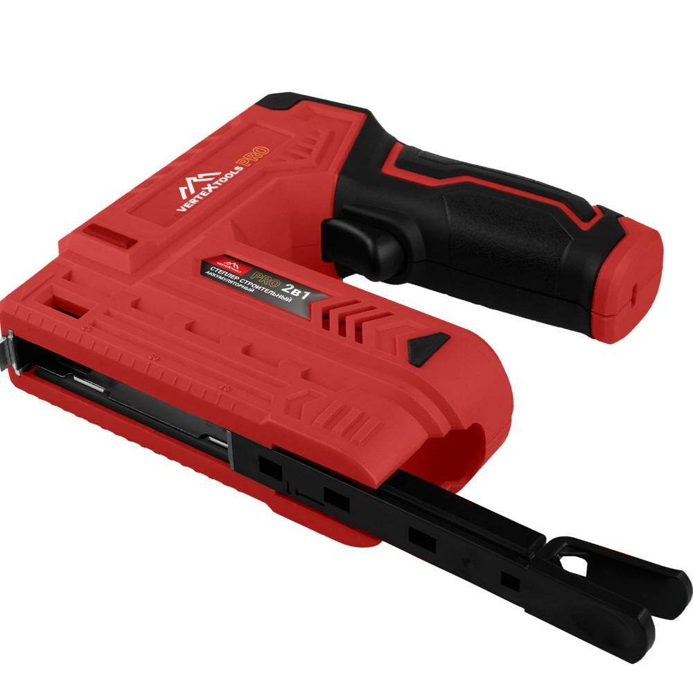 Степлер аккумуляторный Vertextools 0043-09, 3.7 В Li-Ion 2 Ач — фото 1