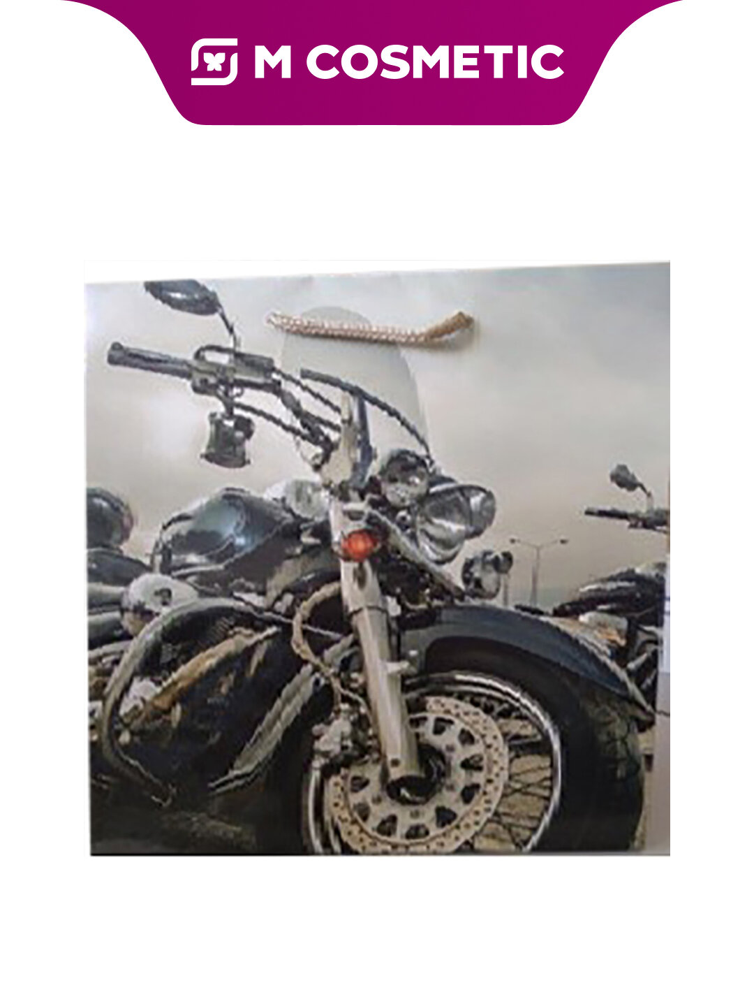 Подарочный пакет МакПейпер "ВС", бумажный, классический дизайн