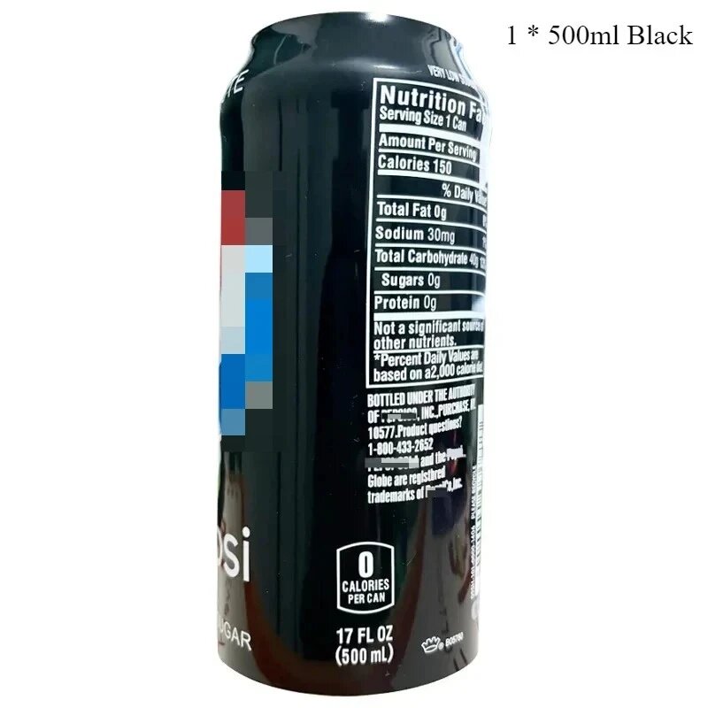 Черный силиконовый чехол для пивной банки 500ml 0-PEP