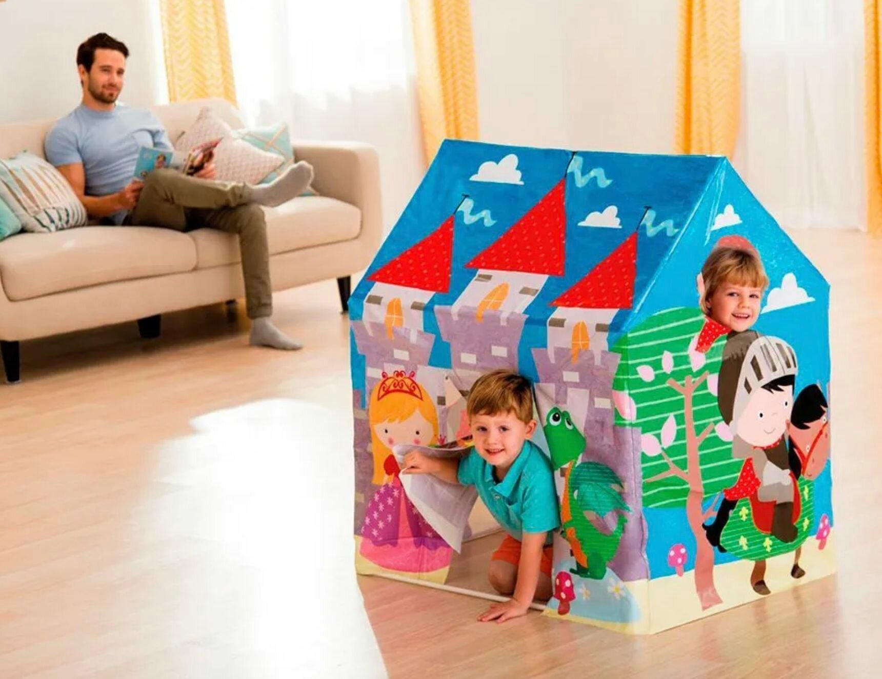 Домик игровой 95х75х107см, 3-6 лет — фото 1