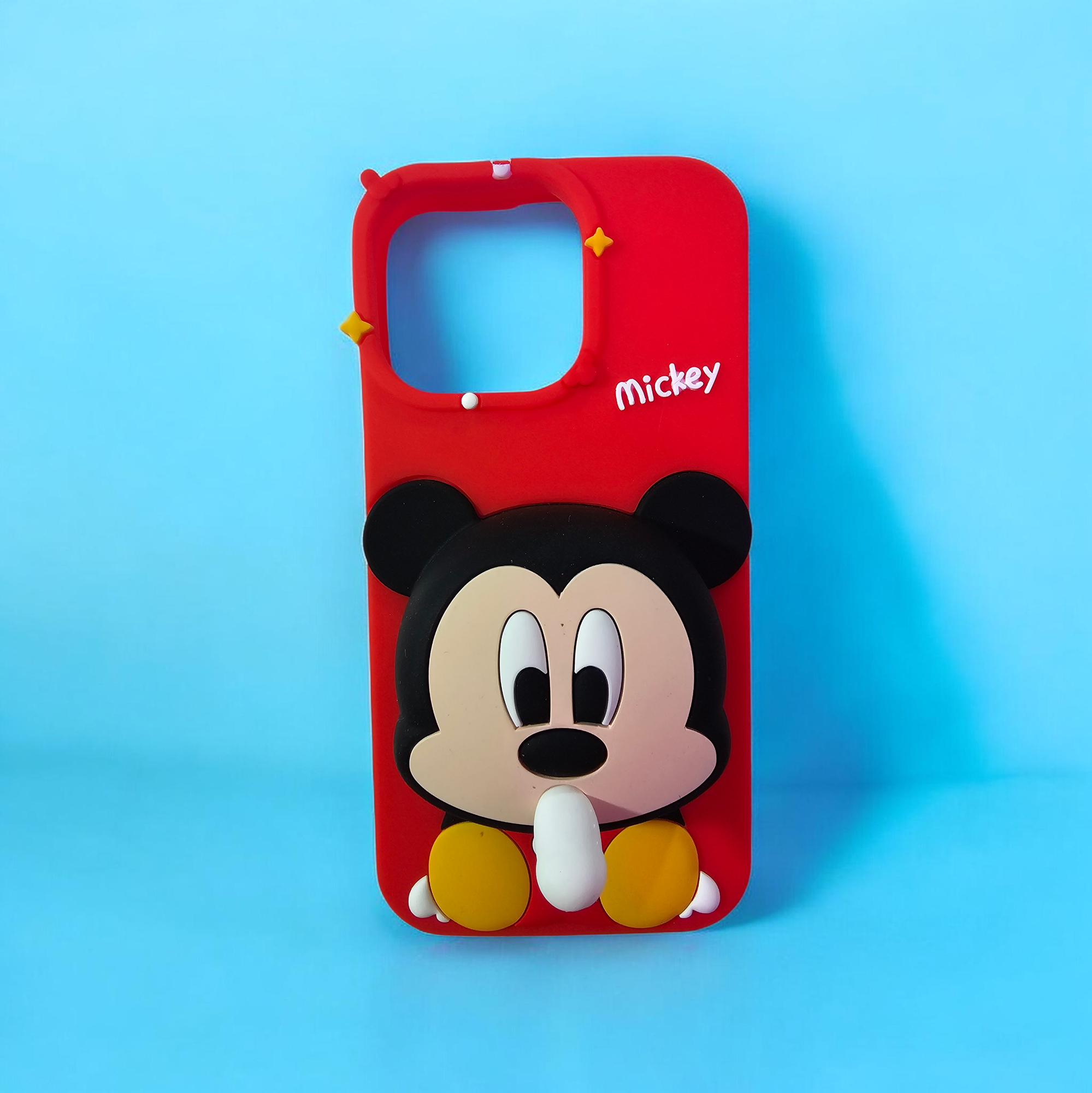 Чехол на iPhone 16 Pro Max "Soft Touch", силикон, мультяшный, ударопрочный, цвет голубой, Том