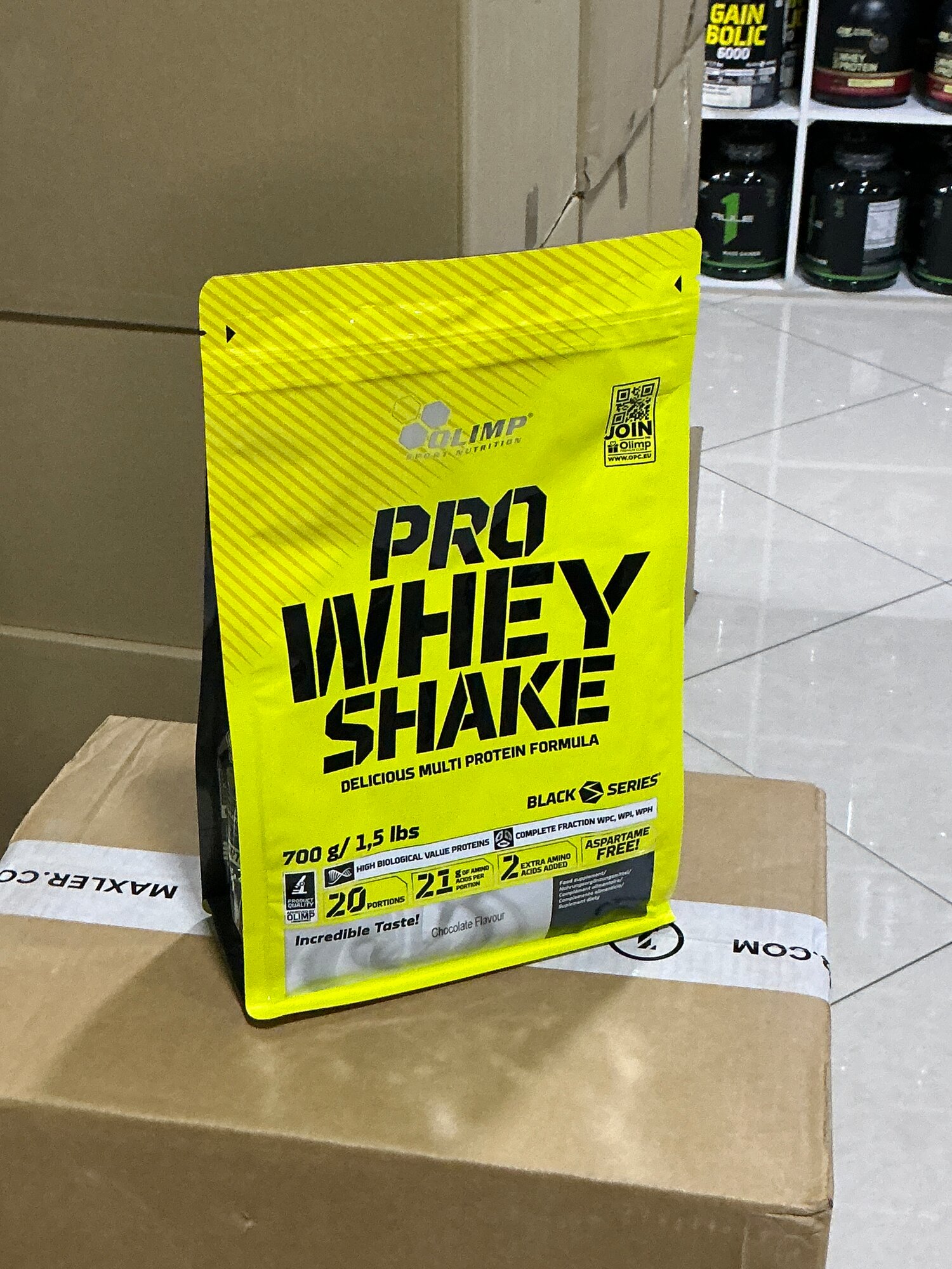 Olimp Pro Whey Shake 700g вкус chocolate протеин со вкусом шоколад
