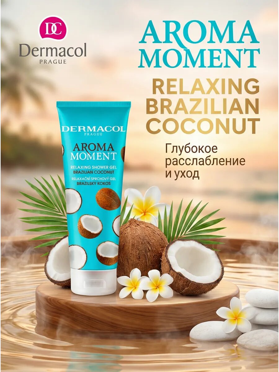 Гель для душа Aroma Moment Relaxing Brazilian Coconut 250 мл